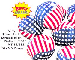 Stars and Stripes Kickball, a best seller